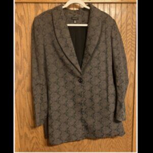 Woman Paisley Long Blazer Size 16